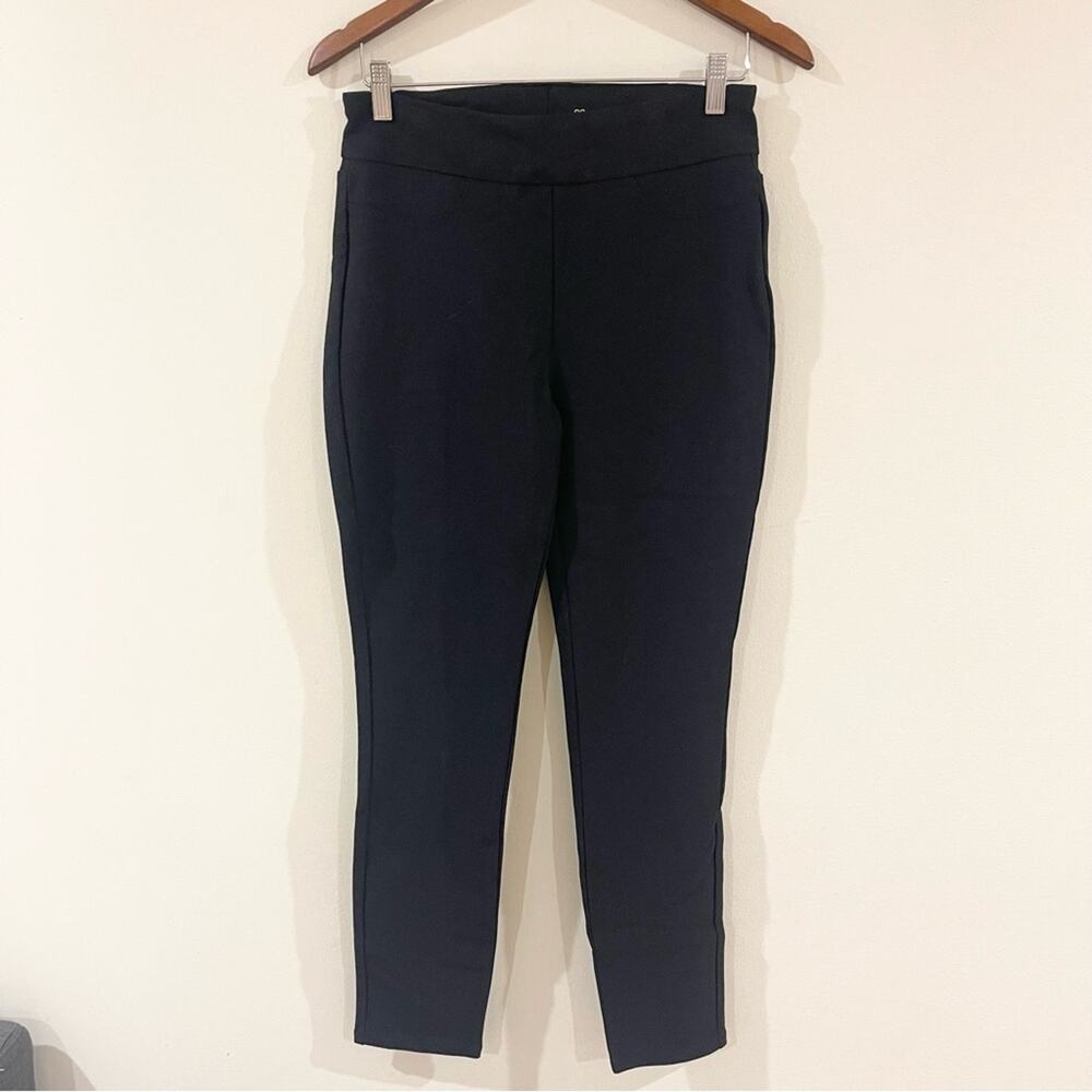 Honeylove casual high waisted slim pants with back pockets woman’s size M black